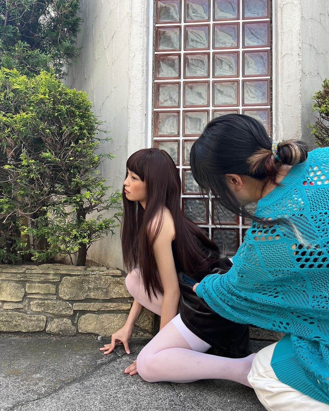 芋生悠のインスタグラム：「🐾 ❤︎  @tsukimake  @ll_haruka_ll  @chinatsunostyling」