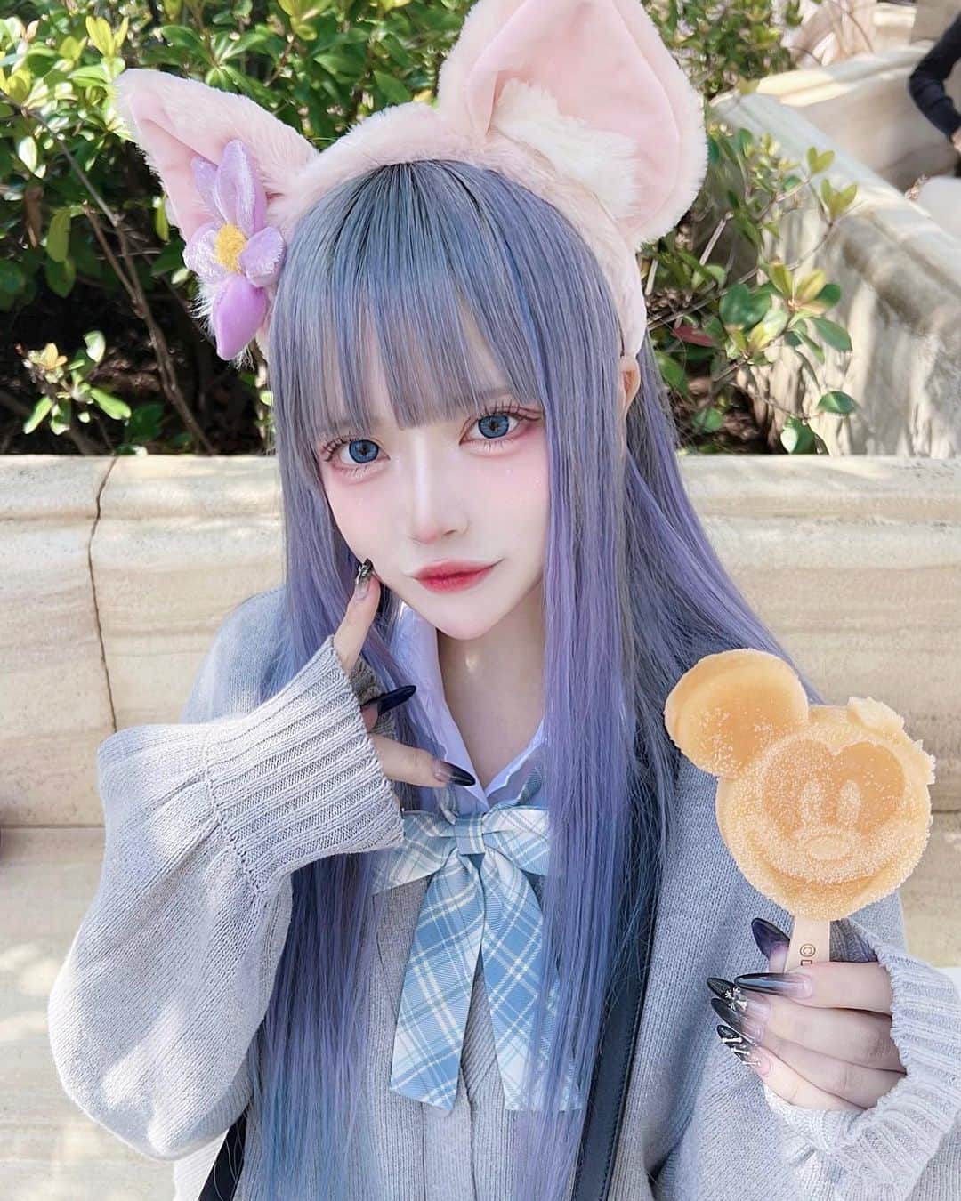 にゃんぽこらのインスタグラム：「制服でぃずにー❕❕  #disney #disneysea #制服ディズニー」