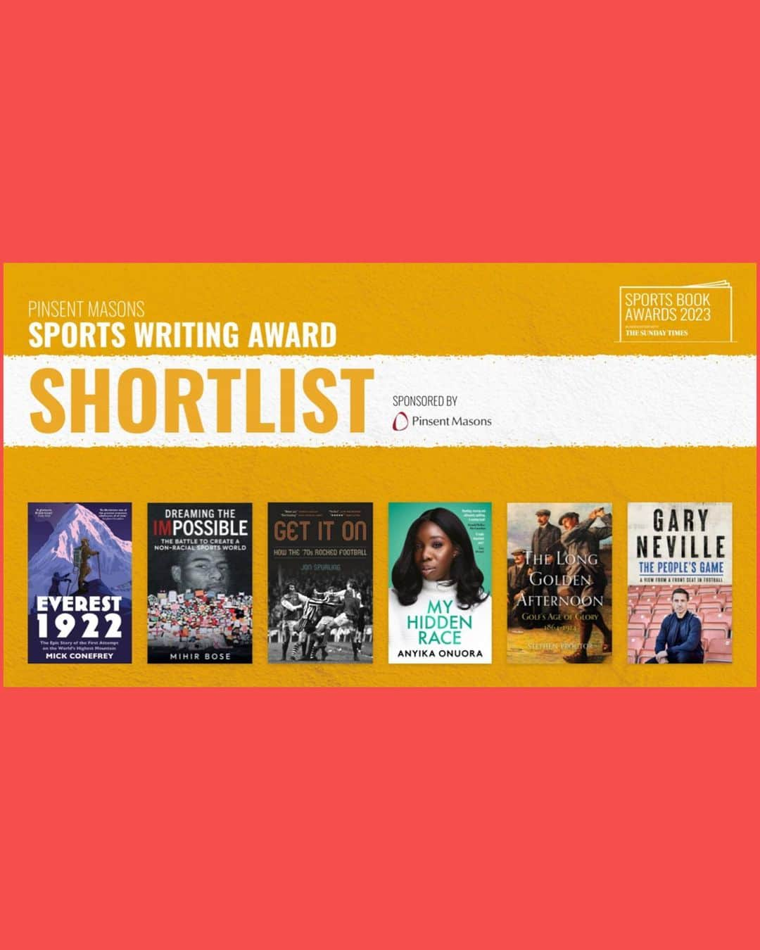 アニカ・オヌオラさんのインスタグラム写真 - (アニカ・オヌオラInstagram)「It’s another shortlist!!! 👏🏾👏🏾👏🏾👏🏾👏🏾👏🏾 Very excited to share that My Hidden Race has been shortlisted for the @sportsbookawards Sports Writer Award. Super proud that my book is recognised in such a prestigious category. Congratulations to all the nominees.  Book link in bio 💚  #bookawards #sportsbook #sundaytimes #books #autobiography #author」4月28日 18時21分 - anyika