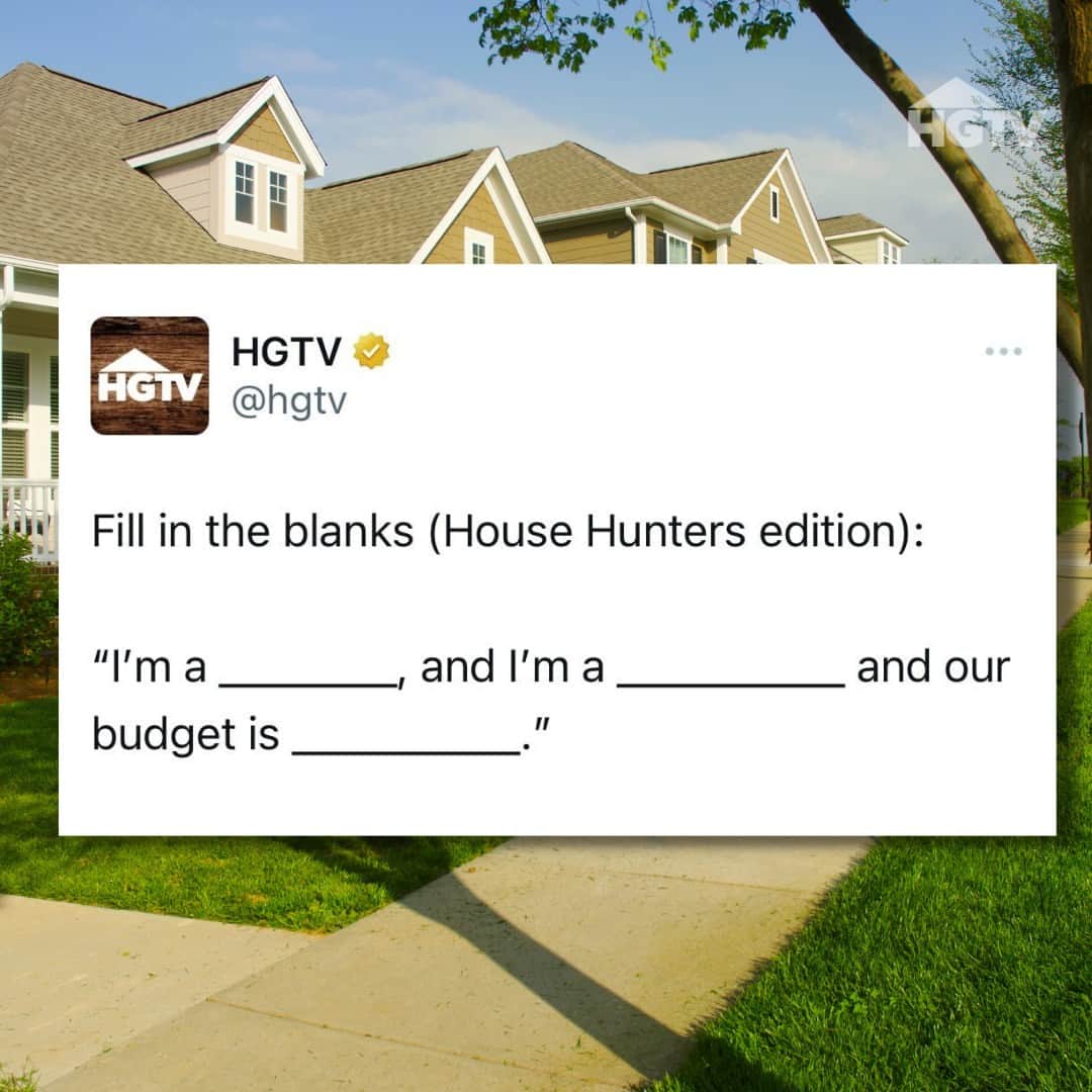 HGTVのインスタグラム：「I might regret this, but...sound off in the comments. #HouseHunters」