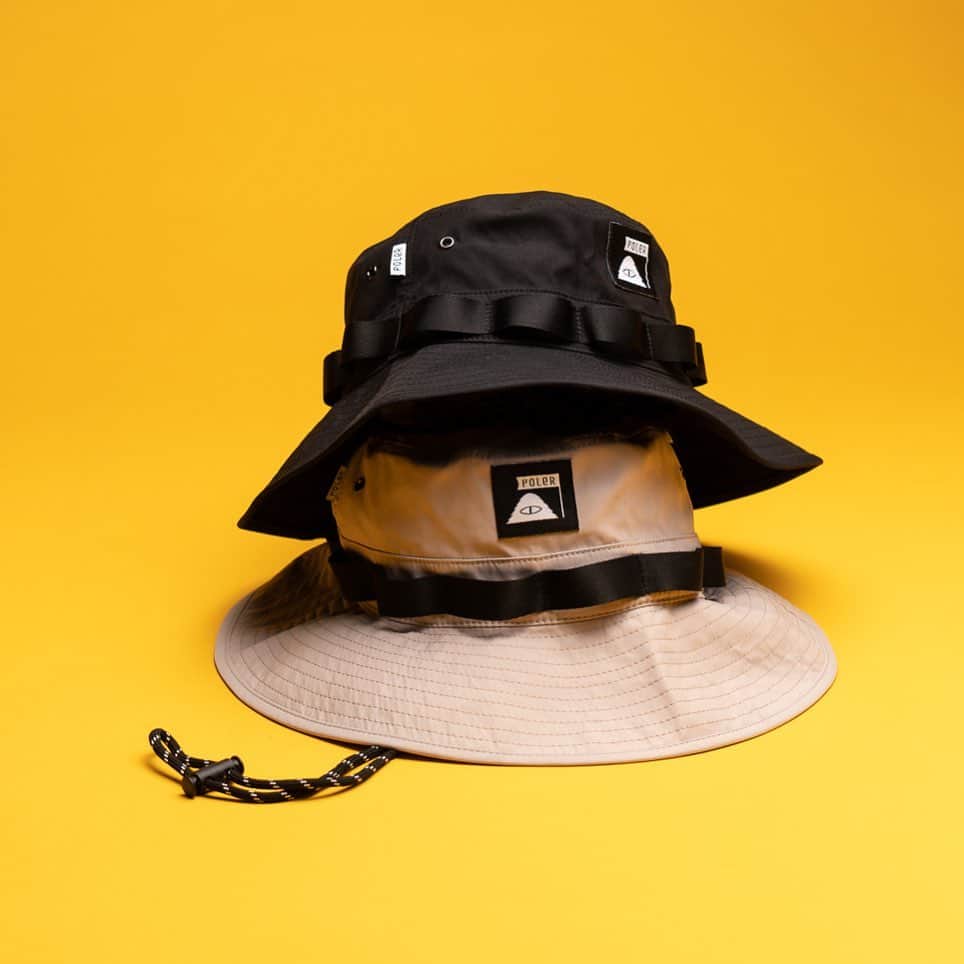 Poler Outdoor Stuffのインスタグラム：「Boonie hats are the ultimate outdoor accessory! With their wide brims and breathable fabric, they'll keep you cool and protected on any adventure.  #campvibes ⛺️」