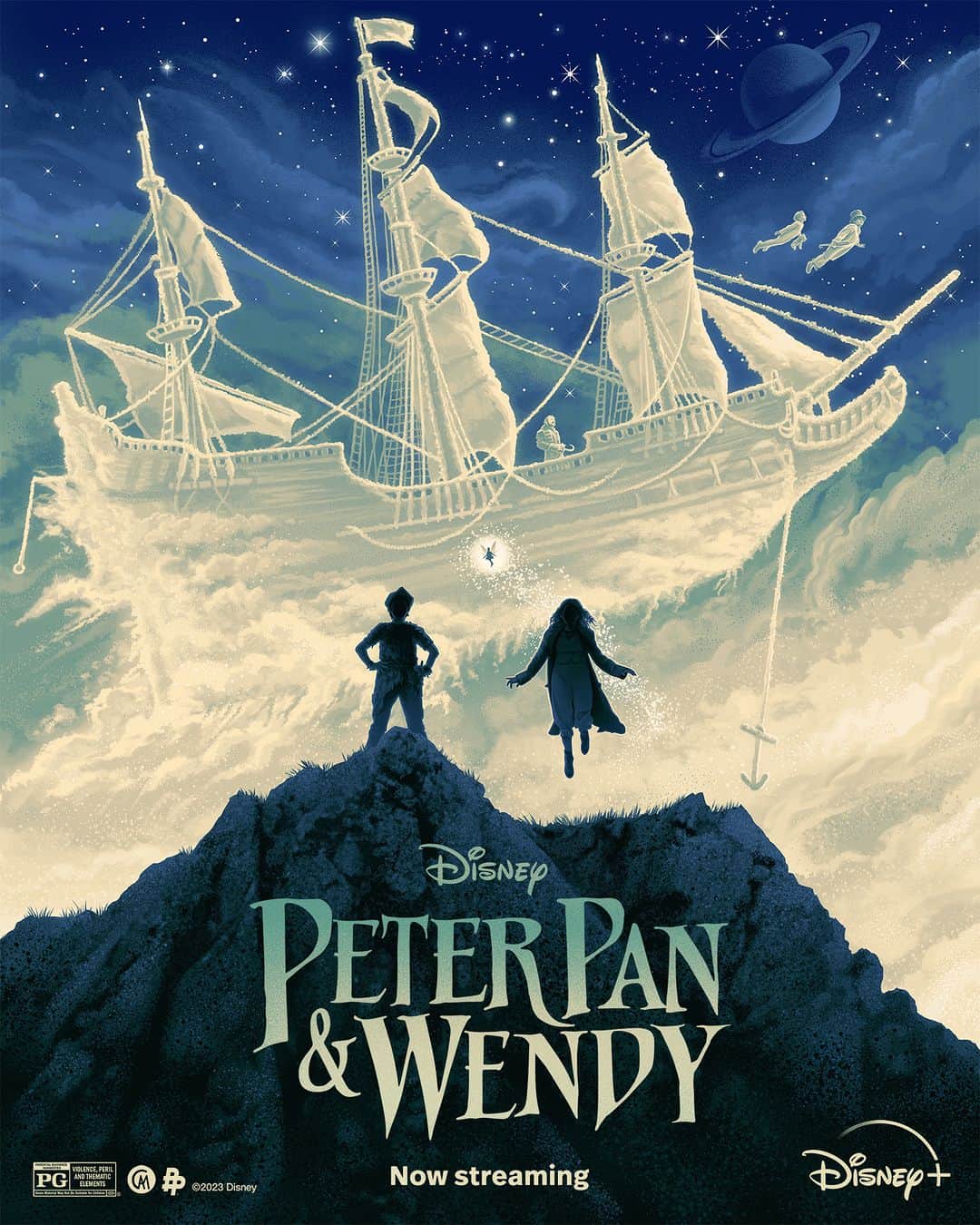 Walt Disney Studiosのインスタグラム：「Check out new art inspired by #PeterPanAndWendy ✨ In collaboration with @camartinart.」