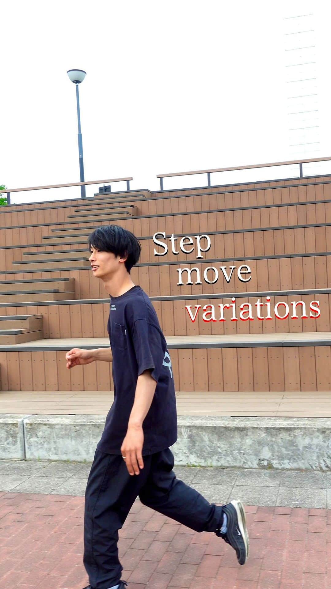 asukaのインスタグラム：「The variations of using steps✌️  Everybody can do those skills 🔥   What do you think?🤔    Demonstrated by @bboy_asuka   If you can master it, let me know in the comments😉   ↓↓↓↓   #dance #breaking #breakdance #bboy #powermove #powermoves #acrobatics #tricking #parkour #gymnastics #movement #capoeira #ブレイキン #超人」