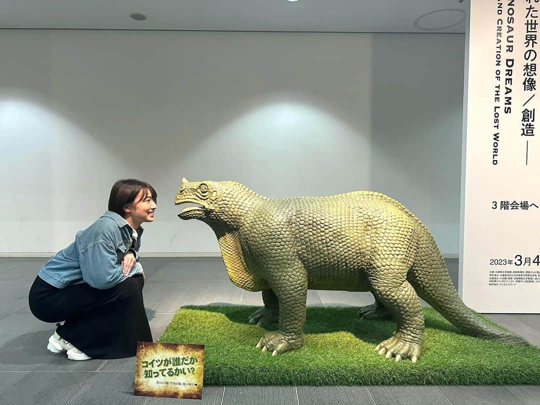 安部若菜さんのインスタグラム写真 - (安部若菜Instagram)「あまり言ってないので特に知られてないけど 実は恐竜が大好きです🦖🦕  #兵庫県立美術館 でやってる恐竜の展示も見てきた〜  今もライブの立ち位置表を、恐竜クリアファイルに入れてます🦖笑  #1番好きなのは #やっぱり #ティラノサウルス」4月28日 20時29分 - _wakapon_