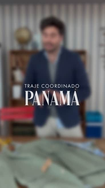 エルガンソのインスタグラム：「Nuestro diseñador Miguel nos cuenta la entrada del traje Coordinado Panamá.  #traje   Our designer Miguel tells us about the entry of the Coordinated Panama suit.」