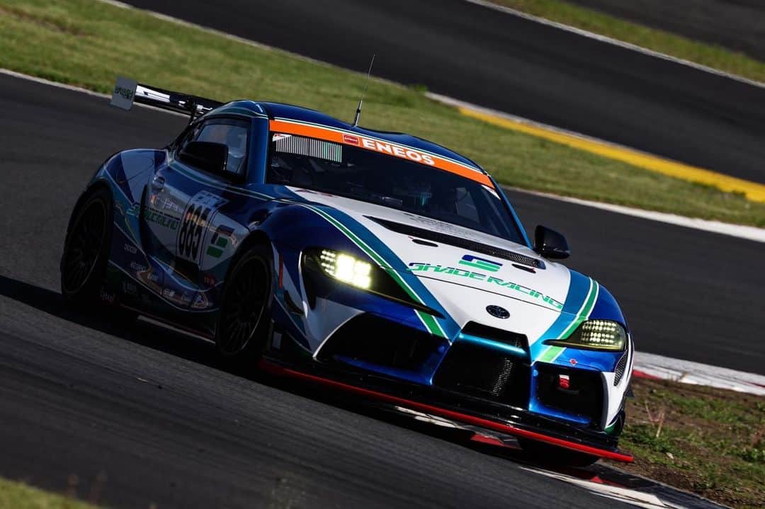 平中克幸のインスタグラム：「. スーパー耐久公式テスト富士スピードウェイ。 . . 24hを共に戦うメンバー全員が集まった今回のテストが無事終了！ . . 今年こそ勝ちたい！！ . . . . . . #林テレンプ  #shaderacing  #スーパー耐久 #koshido #ficata #tsconcept  #TENKAI #アリア #bigdaddygraphics #toyotasupra  #supragt4  #seidoya  #制動屋ブレーキ #eyevol #天ぷら料理花歩 #タカヤマ株式会社 #株式会社ゼナック #ゼナック #zenaq」