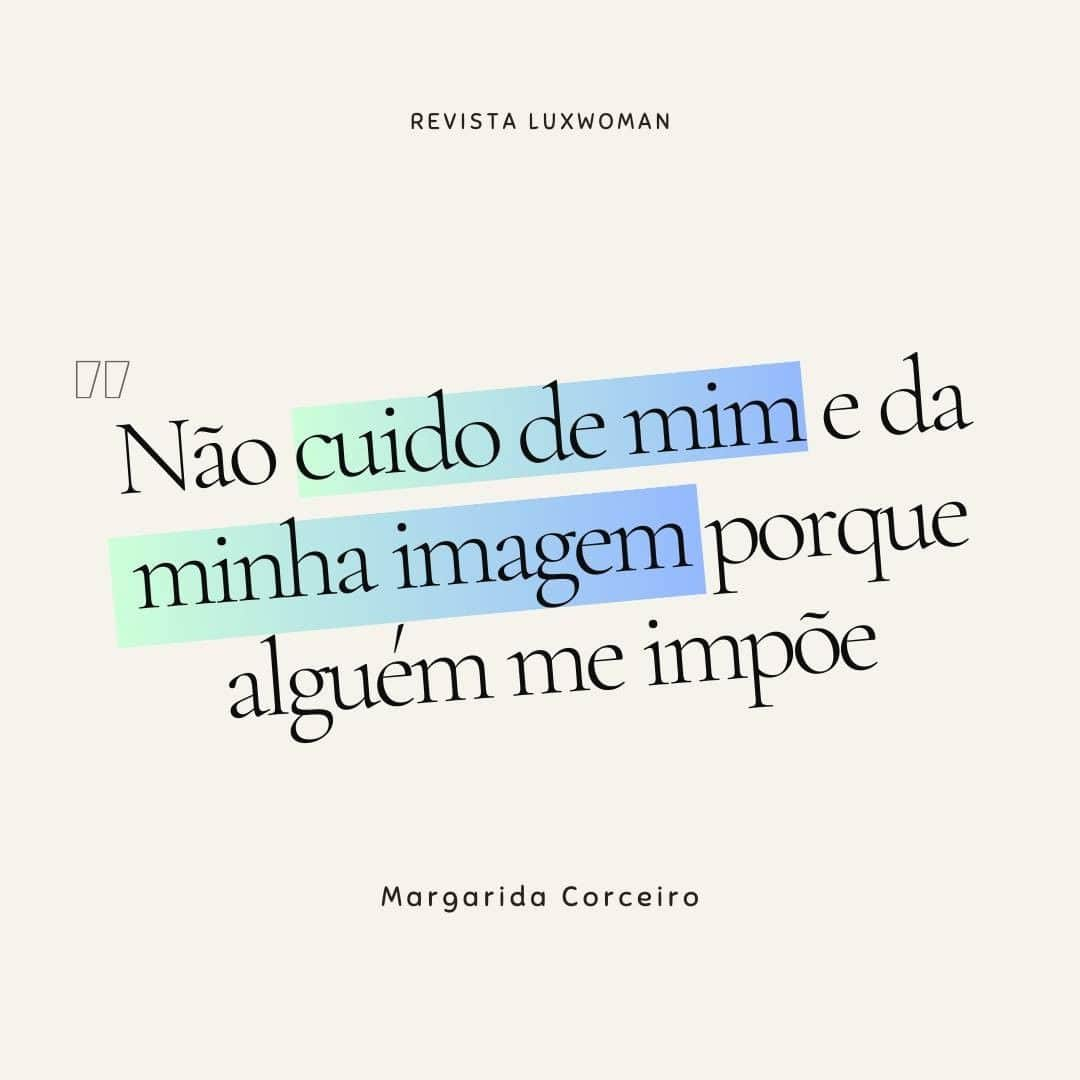 Margarida Corceiroさんのインスタグラム写真 - (Margarida CorceiroInstagram)「“Não cuido de mim e da minha imagem porque alguém me impõe. Faço exercício físico, tenho uma alimentação equilibrada, faço tratamentos corporais, tudo, porque me sinto bem com isso. Não porque me é imposto ou porque sinto algum tipo de pressão”.  @magui_corceiro numa entrevista exclusiva para a edição de maio, em banca e em formato digital na Kiosko y más!  #luxwoman #covergirl #maio #inspiring #quote」4月28日 21時30分 - luxwoman_pt