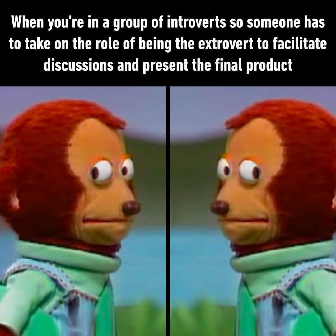 9GAGさんのインスタグラム写真 - (9GAGInstagram)「I won't volunteer as tribute  - #introverts #extroverts #presentation #groupproject #memes #9gag」4月28日 22時00分 - 9gag