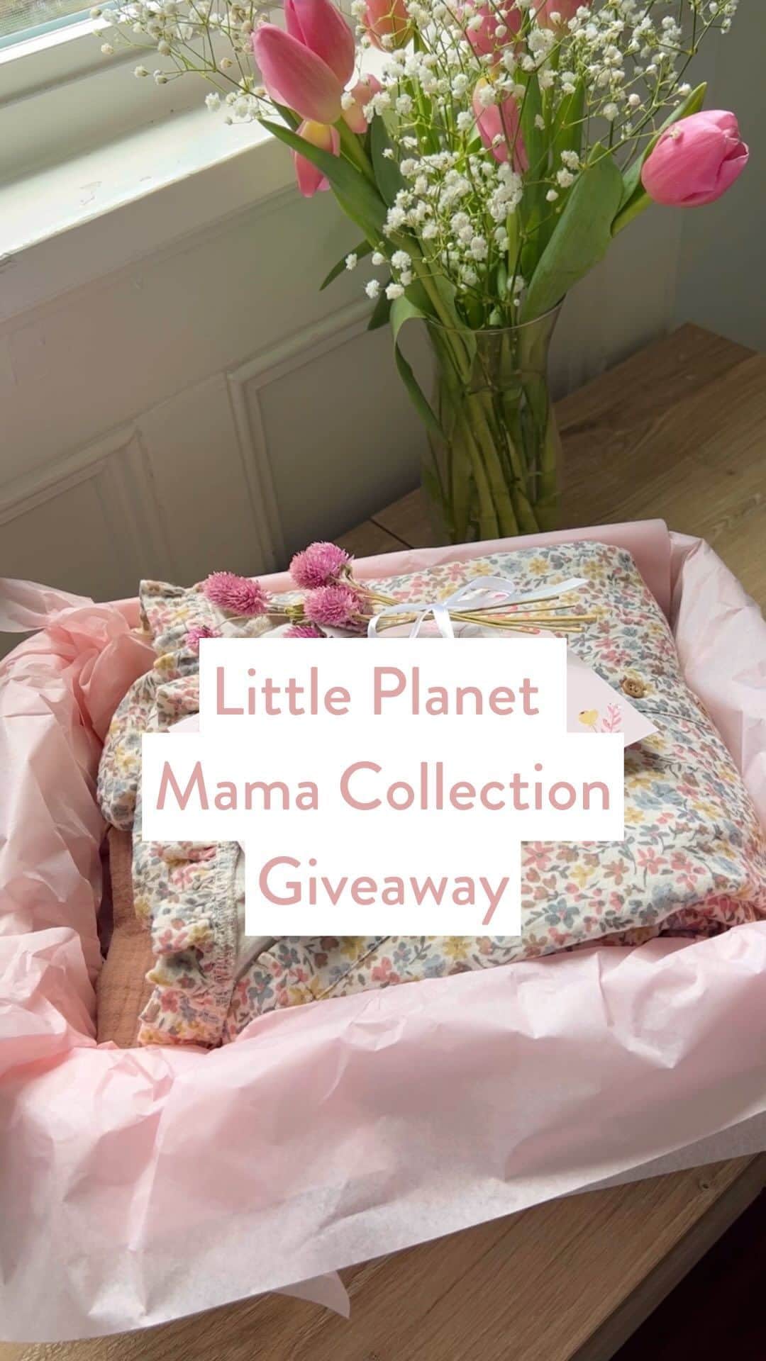 のインスタグラム：「🌷GIVEAWAY🌷 In celebration of Mother’s Day, we’re treating one lucky mama to the ENTIRE Little Planet Mama Collection (8 pieces valued at $460) & a $100 gift card for baby matching.💕   TO ENTER: 1.Follow @littleplanet 2.Like this post 3.Tag a friend who should follow @littleplanet  Good luck mamas!🌷  For official rules, go to https://www.carters.com/LPmothersday」