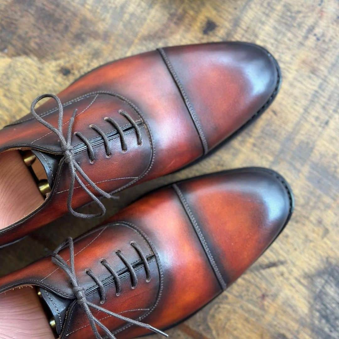 Saphirさんのインスタグラム写真 - (SaphirInstagram)「A very nice patina done by @chez_monsieur  #shinewithsaphir」4月28日 22時27分 - saphir_official