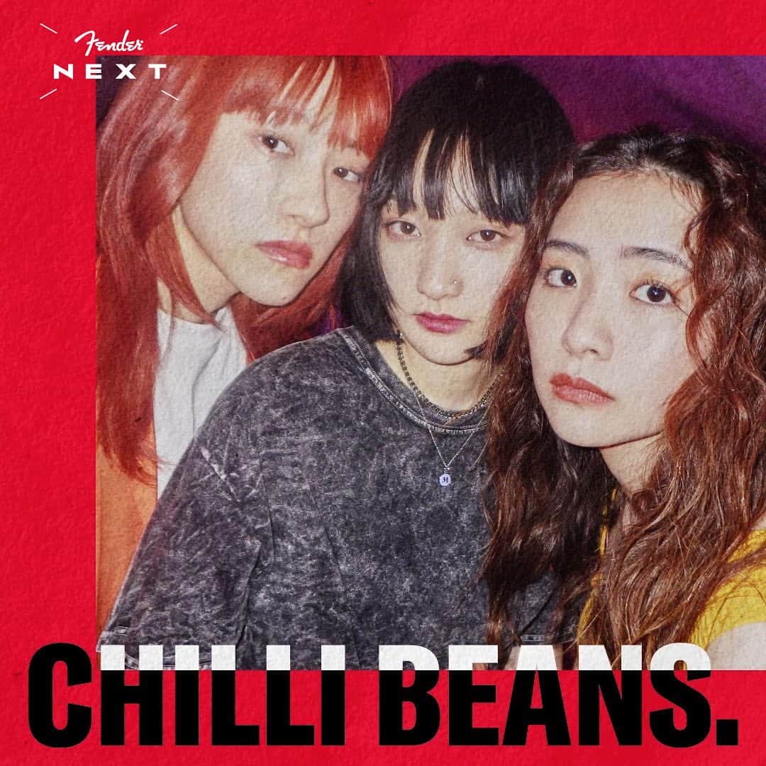Chilli Beans.のインスタグラム：「[News📝]  フェンダー次世代アーティストサポートプログラム「Fender Next™️」2023にChilli Beans.が選出！  @fender  @fender_jp」