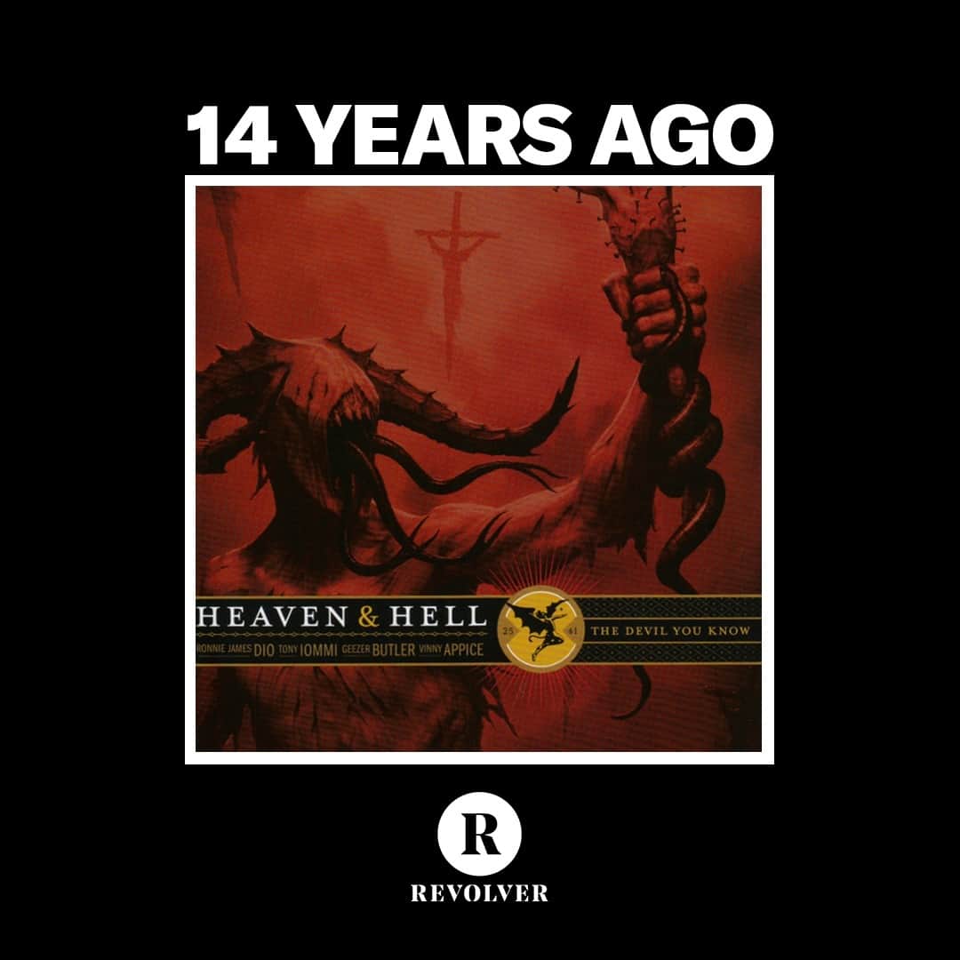 Revolverのインスタグラム：「⚡ Heaven & Hell released their sole album 'The Devil You Know' on this day in 2009. ⁠ ⁠ 🎧 What's your favorite song on it?」