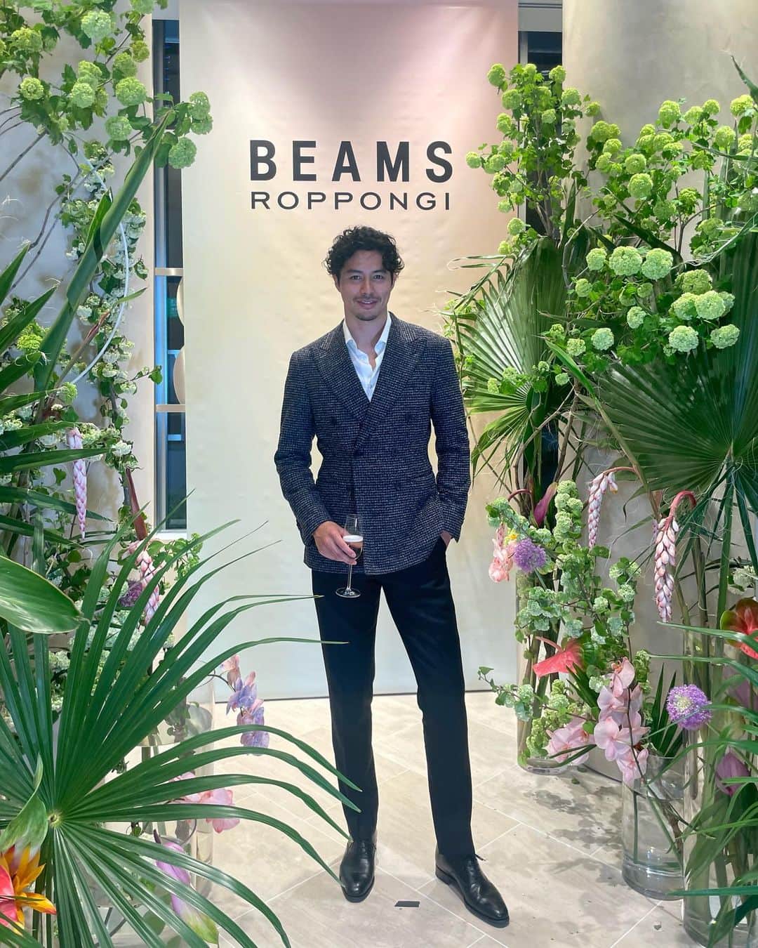 三渡洲舞人のインスタグラム：「beamsリニューアルオープンおめでとうございます🎉 #model#modeling#beams#fashion」