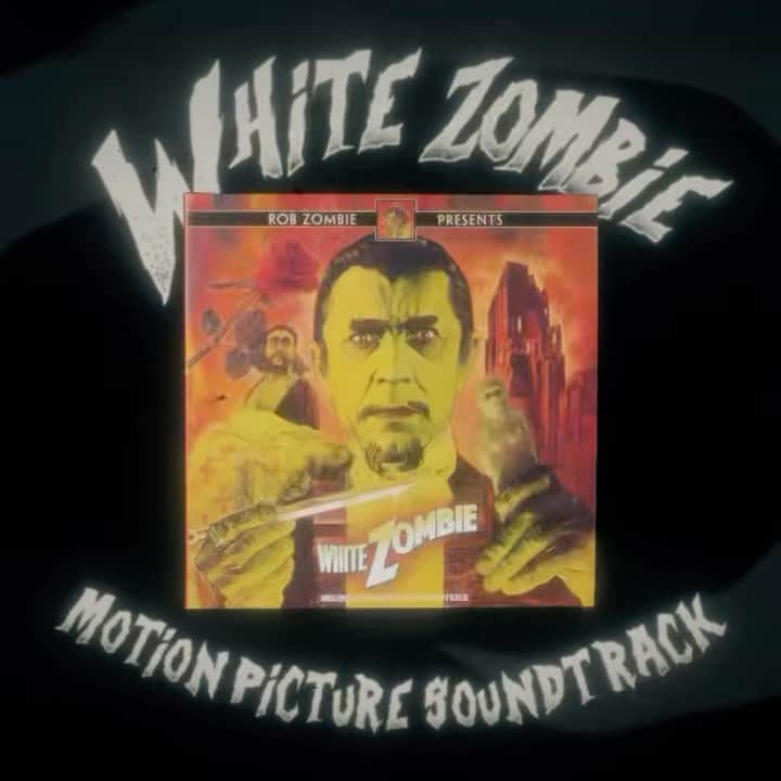 ロブ・ゾンビのインスタグラム：「Check this out!!! The first release in my new soundtrack series with @waxworkrecords ☠️ So many awesome soundtracks coming your way! ☠️ I am so excited to release deluxe vinyl for these amazing films. ☠️ #robzombie #whitezombie #waxworkrecords」