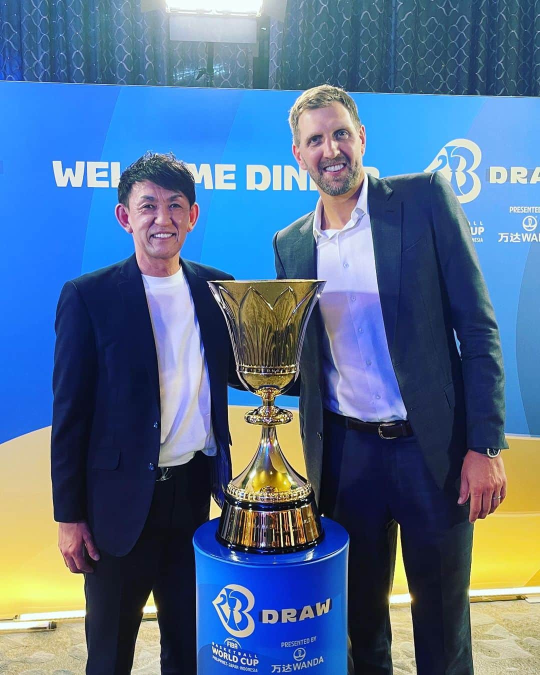 折茂武彦のインスタグラム：「ダーク・ノヴィツキー🇩🇪 . . #FIBAWC #Winforall #バスケＷＣ #DirkNowitzki #Philippines #Manila」