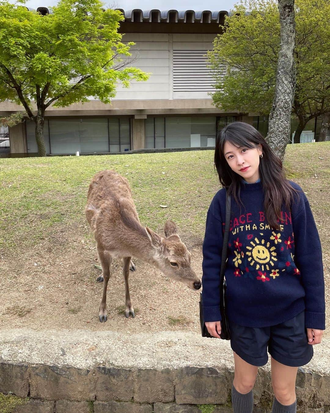 パク・ミンジさんのインスタグラム写真 - (パク・ミンジInstagram)「그리고 그곳에서의 나 🙋🏻‍♀️ そしてそこでの私 ♡  久しぶりの関西旅行すごく楽しかったです。すぐ他の地域も行ってみたいですね😌  #大阪 #奈良 #ユニバーサルスタジオジャパン #海遊館 #天満 #せんとくん ww」4月29日 0時29分 - kannamingoo