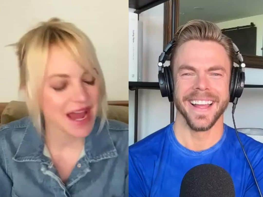 アンナ・ファリスのインスタグラム：「Derek Hough! Get @unqualified on Apple Podcasts or wherever you listen!」