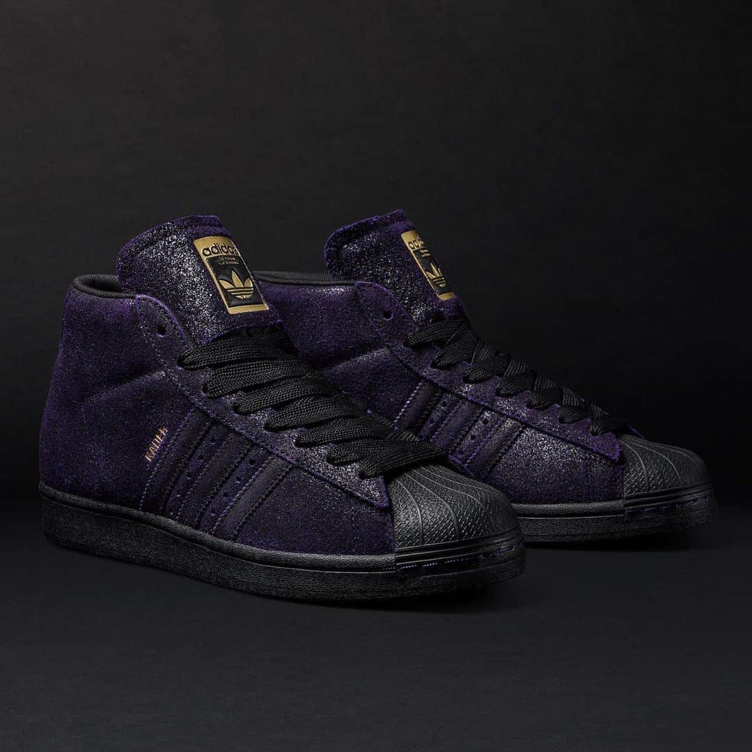 adidas Skateboardingのインスタグラム：「🖤💜 /// The Pro Model ADV by Kader is available now in select skate shops worldwide and online at adidas.com/skateboarding May 10th.  #adidasSkateboarding #adidasProModel」