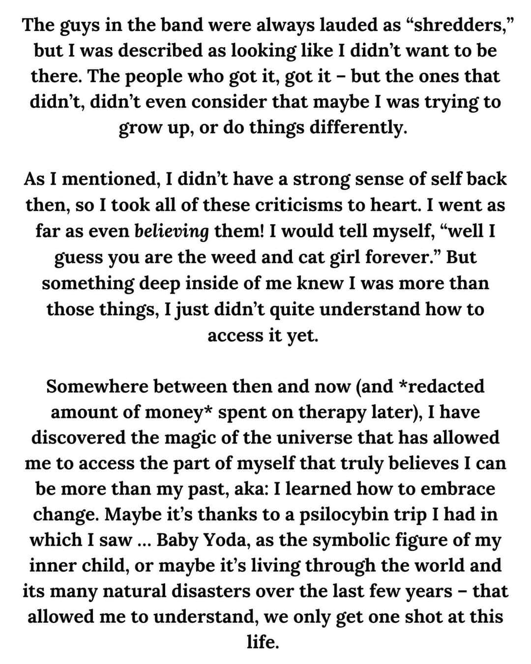 ベスト・コーストさんのインスタグラム写真 - (ベスト・コーストInstagram)「been thinking a lot about change and what it means. for myself and for everyone. decided to write a little bit about it. hope it resonates with you. and if it doesn’t, it’s fine :)  💕, BC」4月29日 1時37分 - best_coast