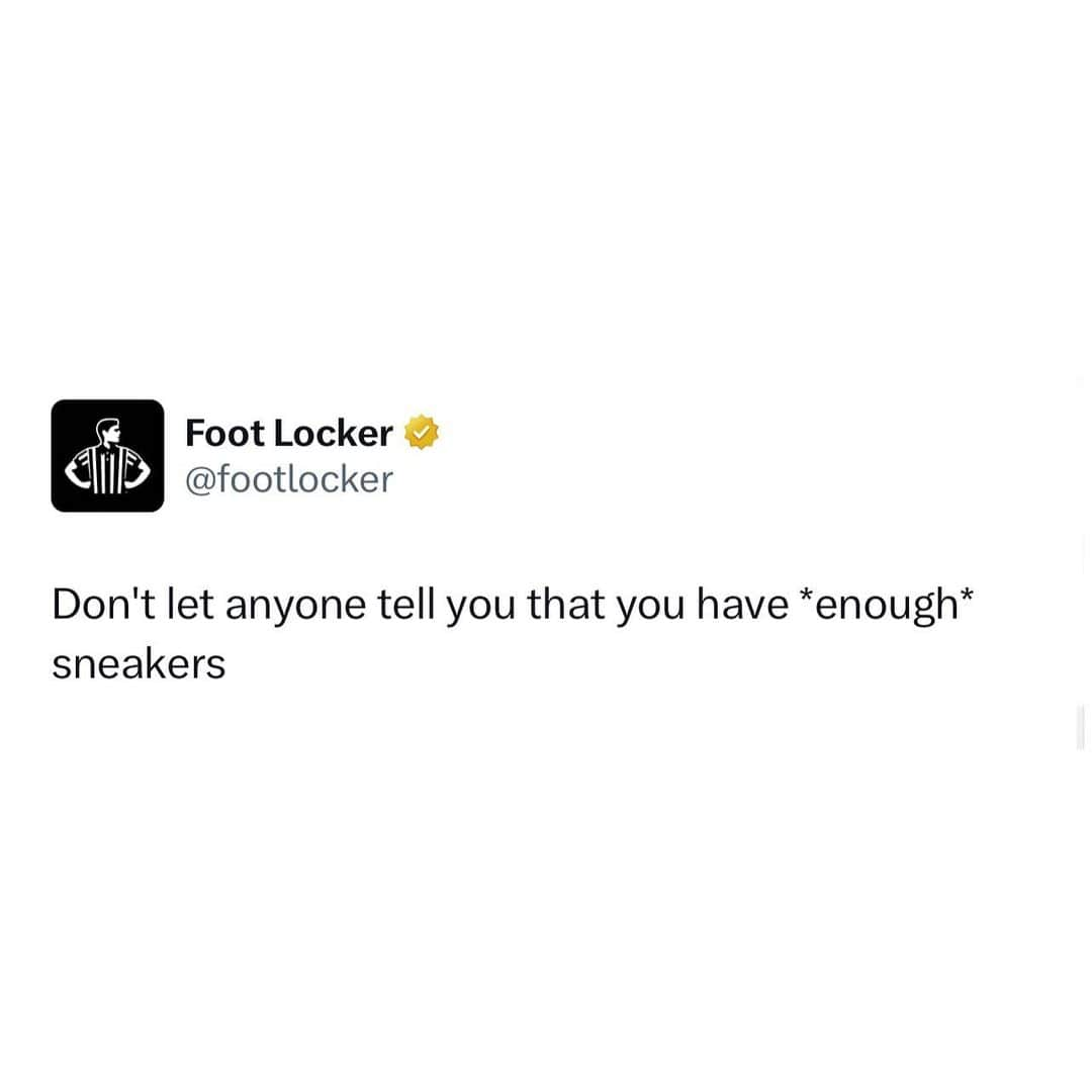 Foot Lockerさんのインスタグラム写真 - (Foot LockerInstagram)「two words that don't belong in the same sentence😬  #becausesneakers 👟」4月29日 2時18分 - footlocker