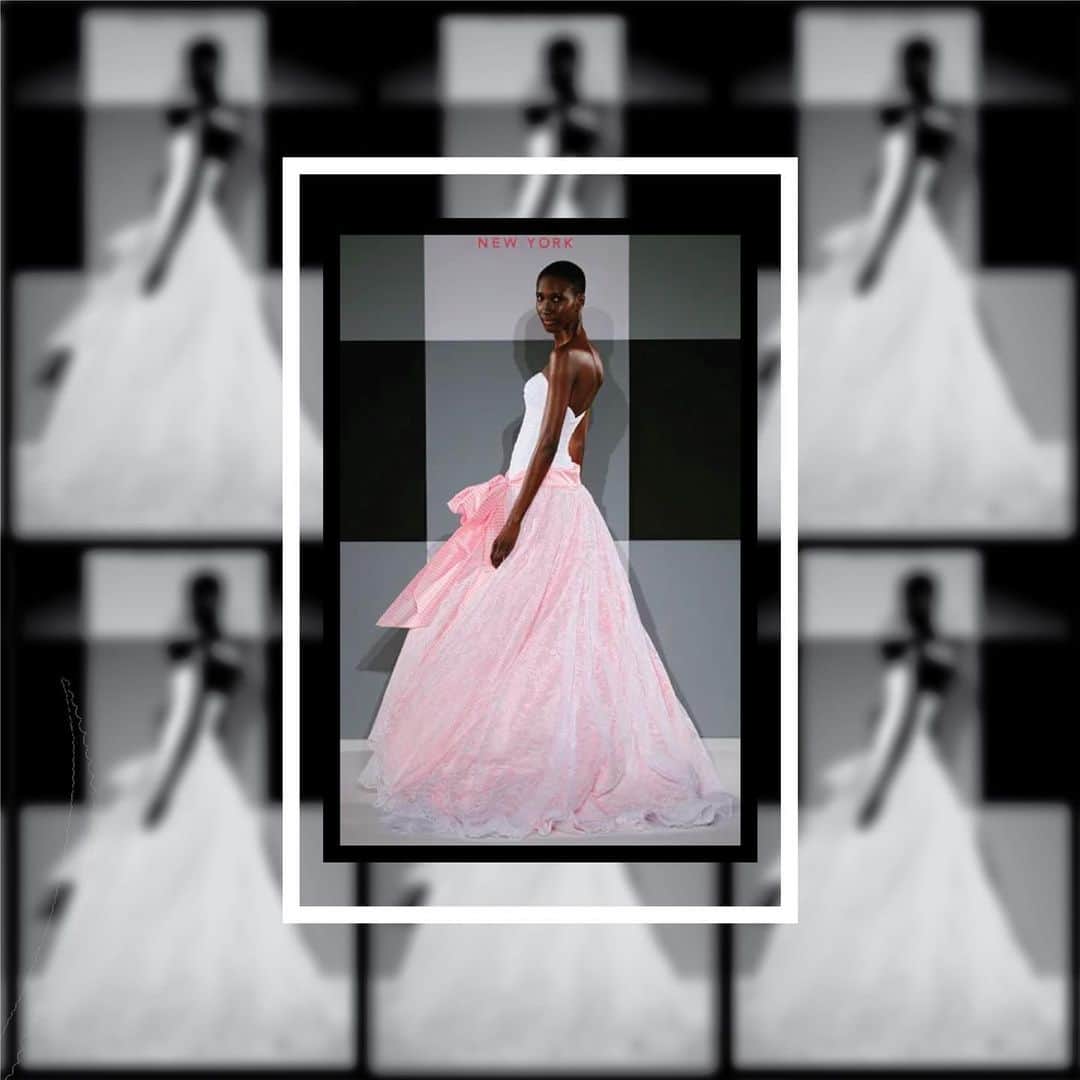 アイザックミズラヒのインスタグラム：「Dare to be different and choose a pink wedding dress to stand out on your special day. This unusual choice exudes a bold and unique sense of style, creating a truly memorable moment that is both modern and romantic. 💕」