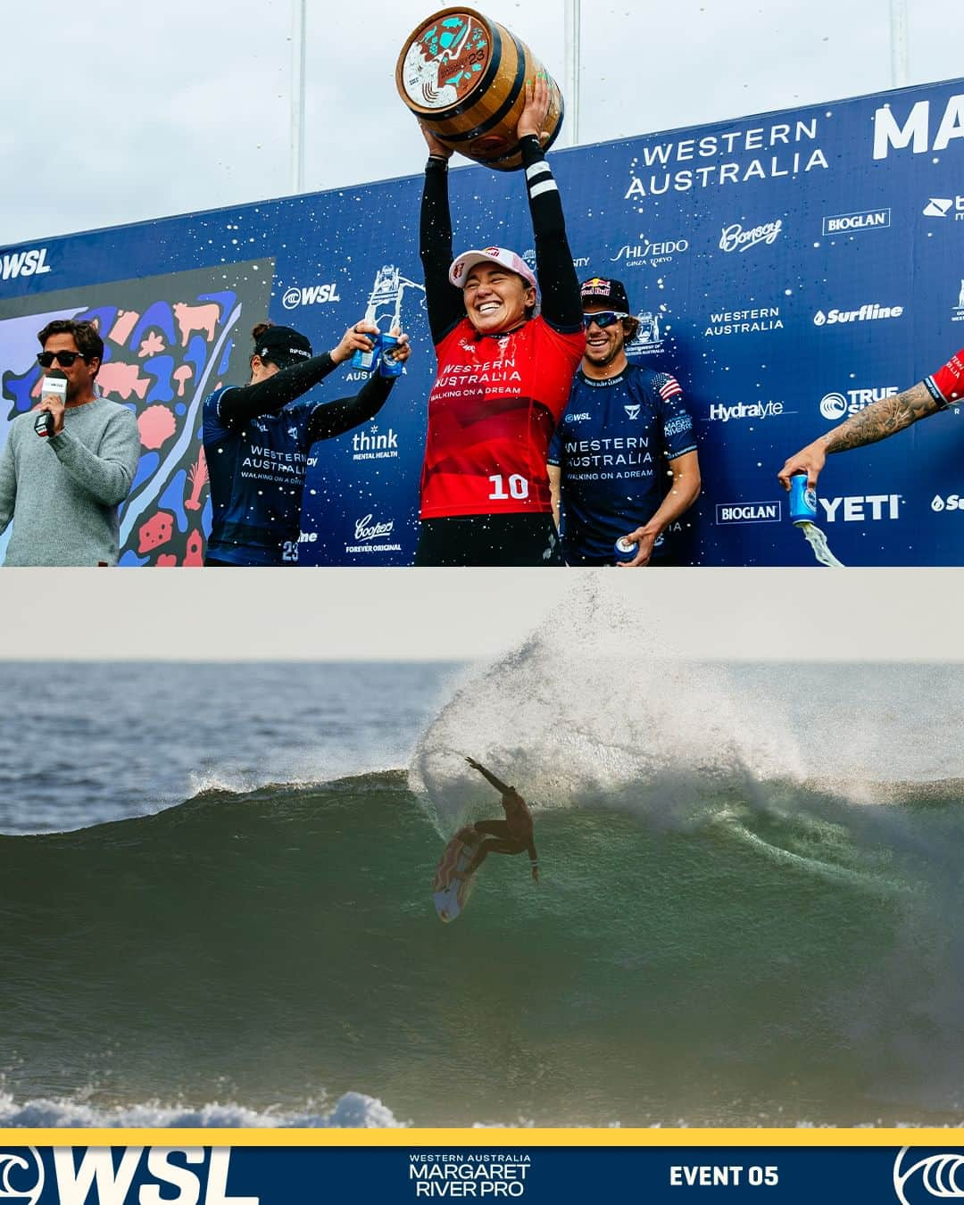 世界プロサーフィン連盟（WSL）さんのインスタグラム写真 - (世界プロサーフィン連盟（WSL）Instagram)「Beginning to end, the 2023 @westernaustralia #MargaretRiverPro was one for the books. 📸  Replay the entire event now on worldsurfleague.com.」4月29日 6時00分 - wsl