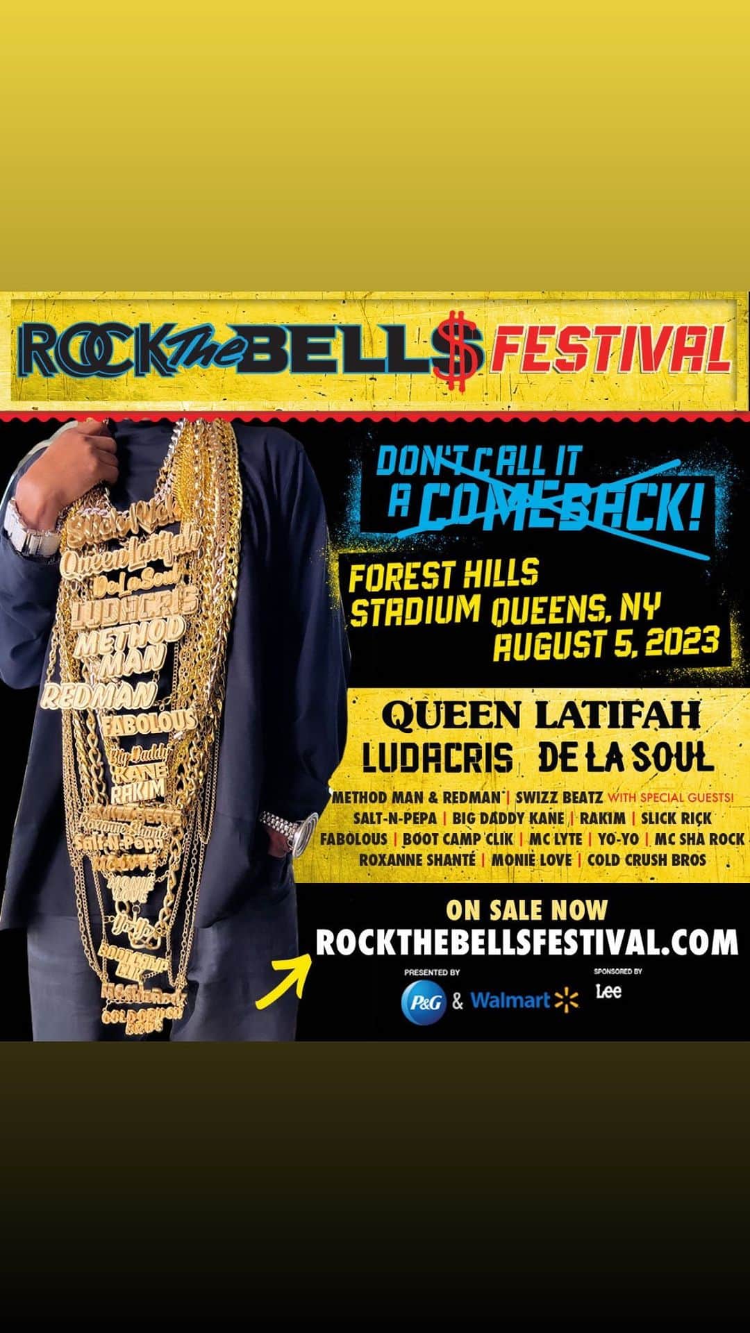 LL・クール・Jのインスタグラム：「Aug 5th…Rock The Bells Festival!  Forest hills stadium Queens, Ny.」