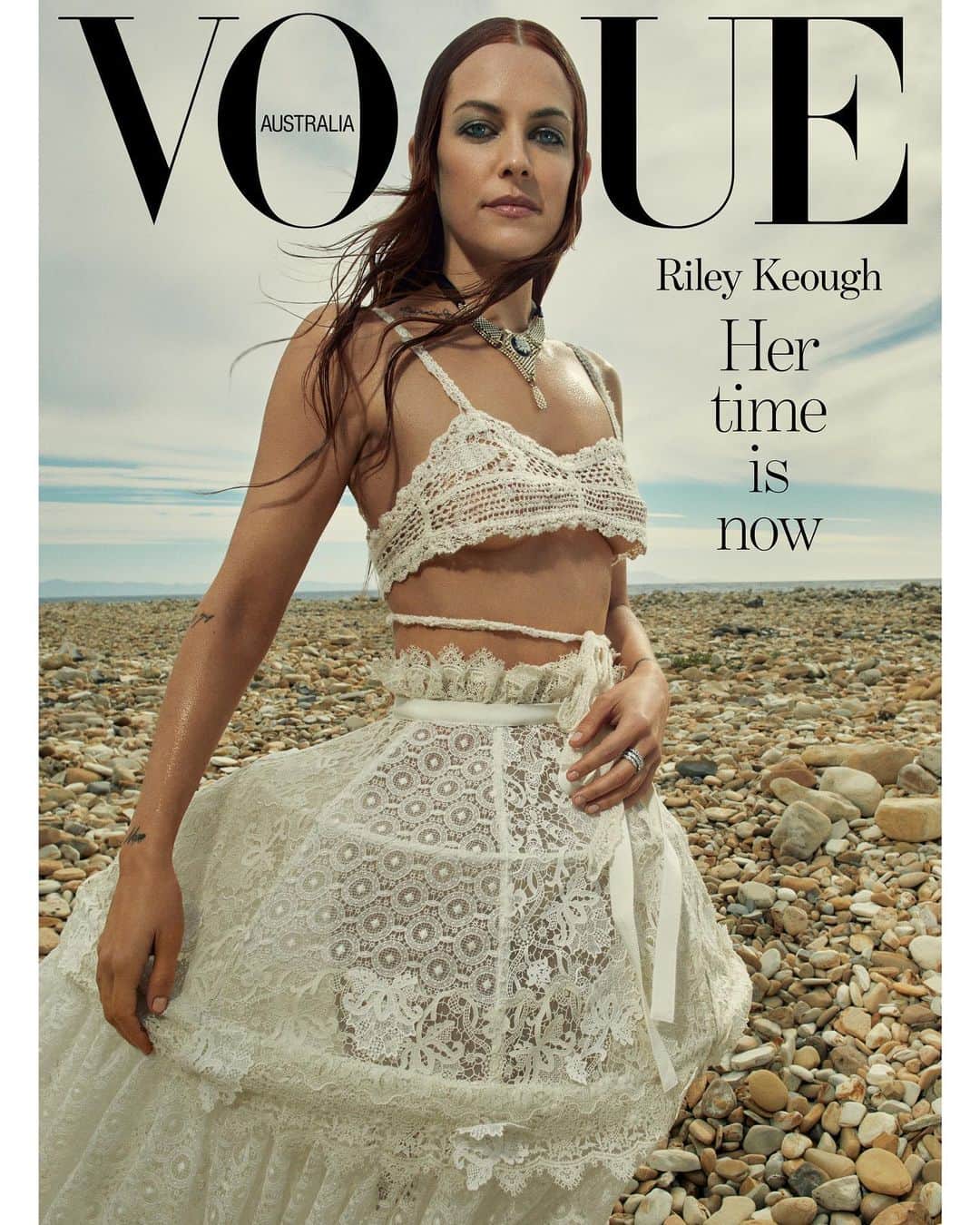 Vogue Australiaさんのインスタグラム写真 - (Vogue AustraliaInstagram)「Introducing our May cover star, @RileyKeough! Through all of her film and television roles—including her star turn in @PrimeVideoAUNZ’s hit series, #DaisyJonesAndTheSix—and in her personal life, the actor exudes quiet determination and strength. As she emerges from grief following the loss of her mother, Lisa Marie Presley, and into the biggest role of her career, the actor opens up to Vogue about filmmaking from age 10, growing up in Hollywood, her parallels to Daisy Jones, filming the hit series, steering clear of the limelight, becoming a mother, falling in love with her husband’s native Australia, and what’s next for her career and family.  Read Vogue’s chat with Keough, and get a sneak peek at the shoot covering our May issue—on sale, Monday, May 1—at the link in bio.  #RileyKeough wears @Dior and @Bulgari  Styled by @ChristineCentenera, photographed by @EmmaSummerton, words by @HannahRoseRose, hair by @TeddyCharles35, make-up by @RomyGlow, manicure by @KimKimNails, prop stylist @RobertDoran_ talent director @Rikki_Keene, production by @GEProjects, @CharlotteMelissaRose @JadeCarp」4月29日 7時02分 - vogueaustralia