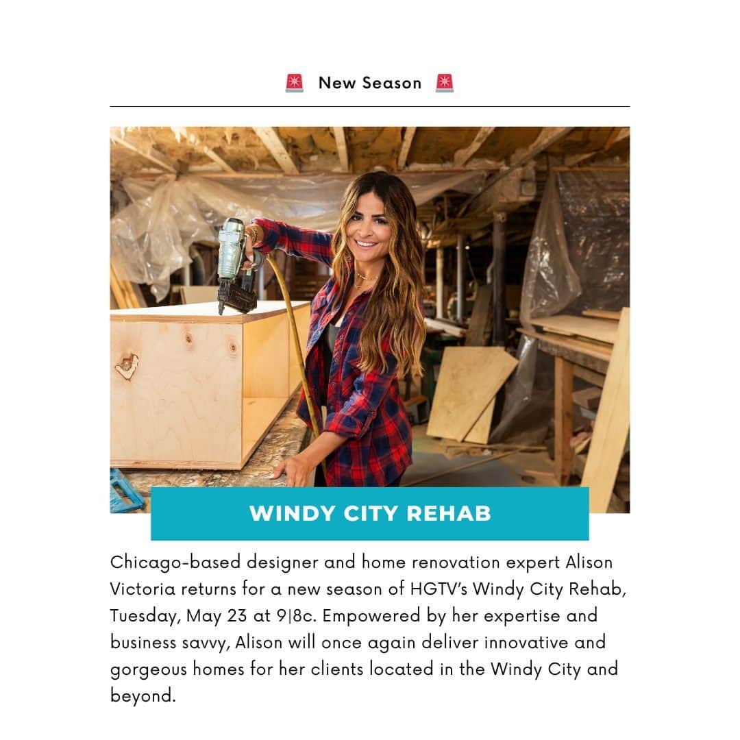 HGTVのインスタグラム：「New on HGTV for spring, summer, and beyond! Visit our #linkinbio for more details.」