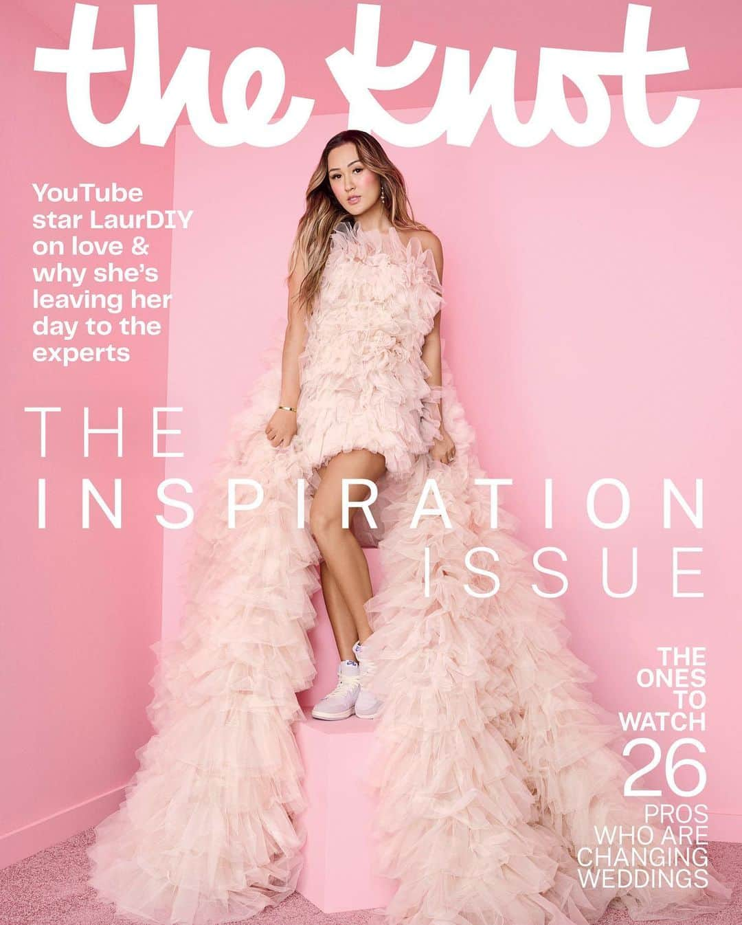 Lauren Riihimakiさんのインスタグラム写真 - (Lauren RiihimakiInstagram)「a major *wtf is this a dream* moment to be chosen as @theknot cover girl 🎀   bride to be era is just getting started!!!! moose obv is slaying and was born ready to walk down the aisle ✨ get a copy and send me pics 🥹🫶🏼💖  Photography: @ericraydavidson Styling: @debbiehsieh Hair: @888dre Makeup: @bethanygmakeup Set Design: @artandset Production: @campproductions Cover Story Editor: @theestherlee Creative Director: @nathaliekirsheh Photo Producer: @LaurenKill」4月29日 8時04分 - laurdiy