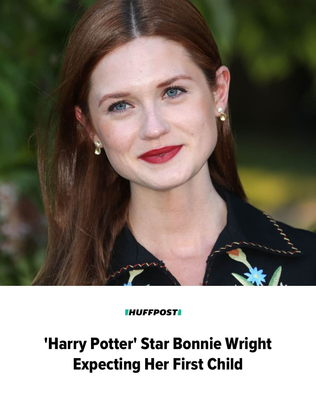 Huffington Postさんのインスタグラム写真 - (Huffington PostInstagram)「The actor famous for playing the littlest Weasley sibling is now expecting a child of her own.⁠ ⁠ Bonnie Wright, who portrayed Ginny Weasley in the wildly popular “Harry Potter” movies, said Friday on Instagram that she and husband Andrew Lococo “can’t wait to meet our baby later this year and become parents.”⁠ ⁠ “So excited to share this beautiful land with them,” she wrote in the caption of her post, which included photos of the pair posing in front of a lush mountainous landscape. ⁠ ⁠ The British actor and environmental activist married Lococo last year at The Ecology Center, an organic farm and ecological education nonprofit in California.⁠ ⁠ Read more at our link in bio. // 📷 AP // 🖊️ Hilary Hanson」4月29日 8時17分 - huffpost