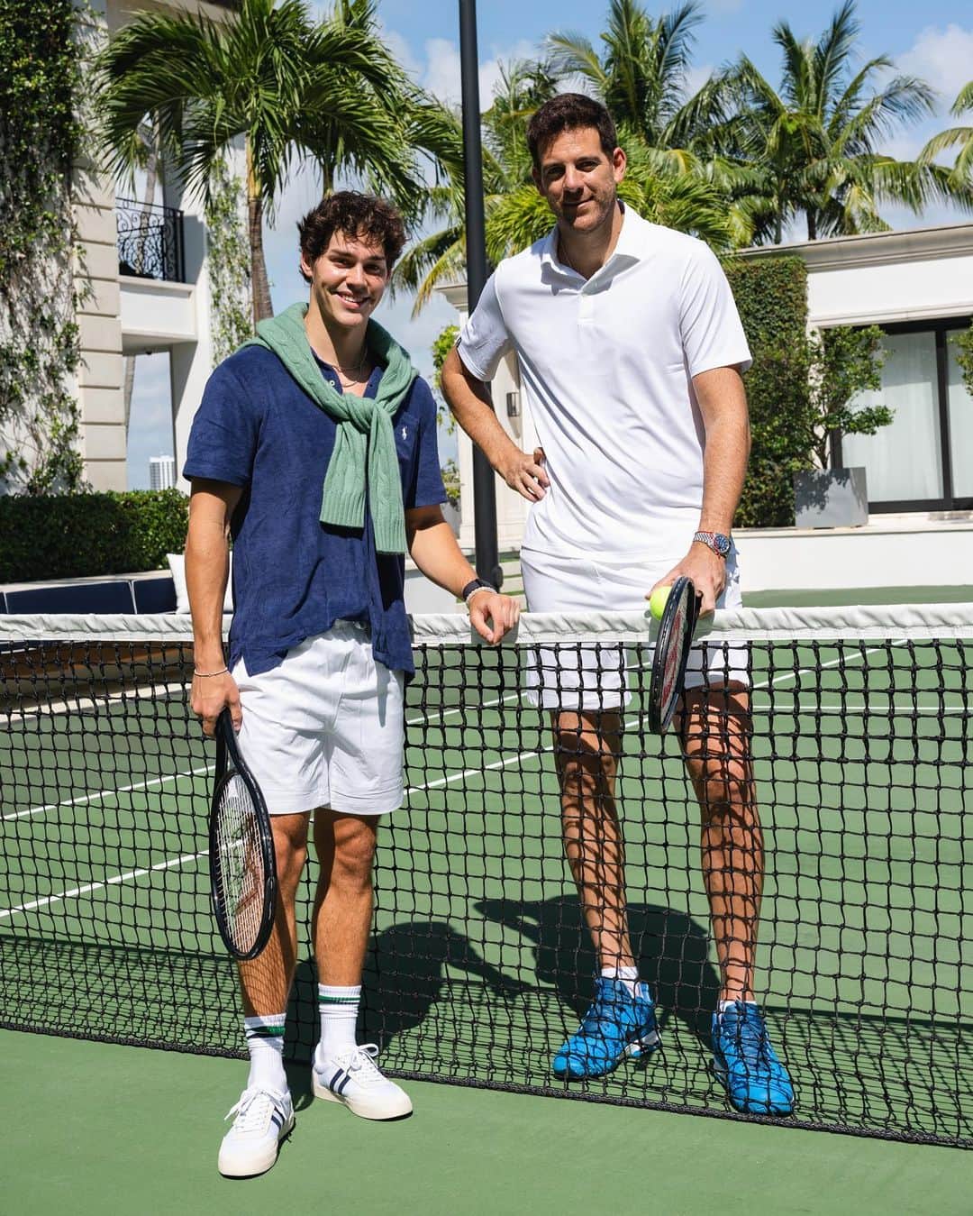 Polo Ralph Laurenさんのインスタグラム写真 - (Polo Ralph LaurenInstagram)「Welcome to #RLMiami.  To celebrate our luxury concept store in Miami's design district, this week’s festivities included a tennis lesson, featuring champion #JuanMartíndelPotro.  Embracing the spirit of Miami living, #RafaKalimann, #NaneMiller, and #NoahBeck wear comfortable pieces from #PoloRalphLauren and RLX.  #RalphLauren」4月30日 23時00分 - poloralphlauren