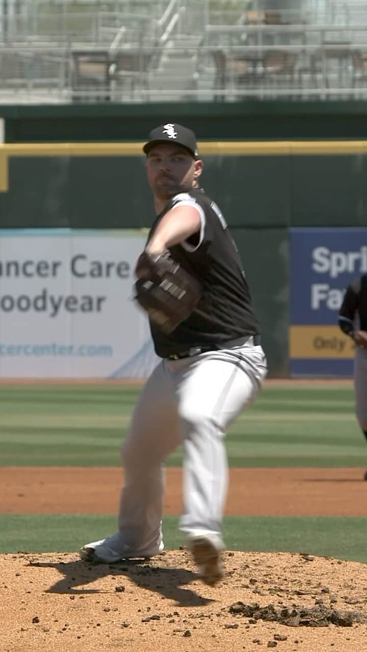 シカゴ・ホワイトソックスのインスタグラム：「Meanwhile in Arizona… Liam Hendriks strikes out FOUR! 💥」