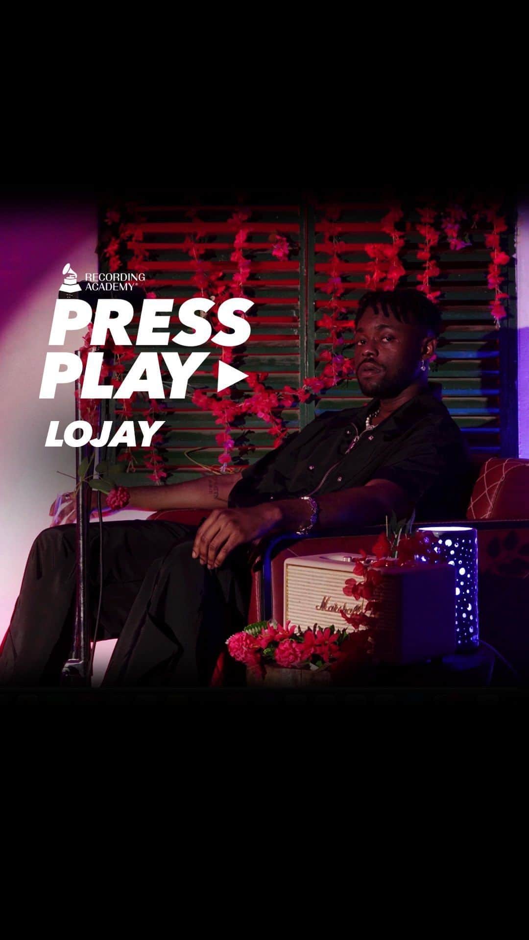 のインスタグラム：「#PressPlay ▶️ Nigerian singer #Lojay grapples with the pain and regret of a doomed relationship in “OVA,” the closing track from his latest EP, ‘Gangster Romantic.’」