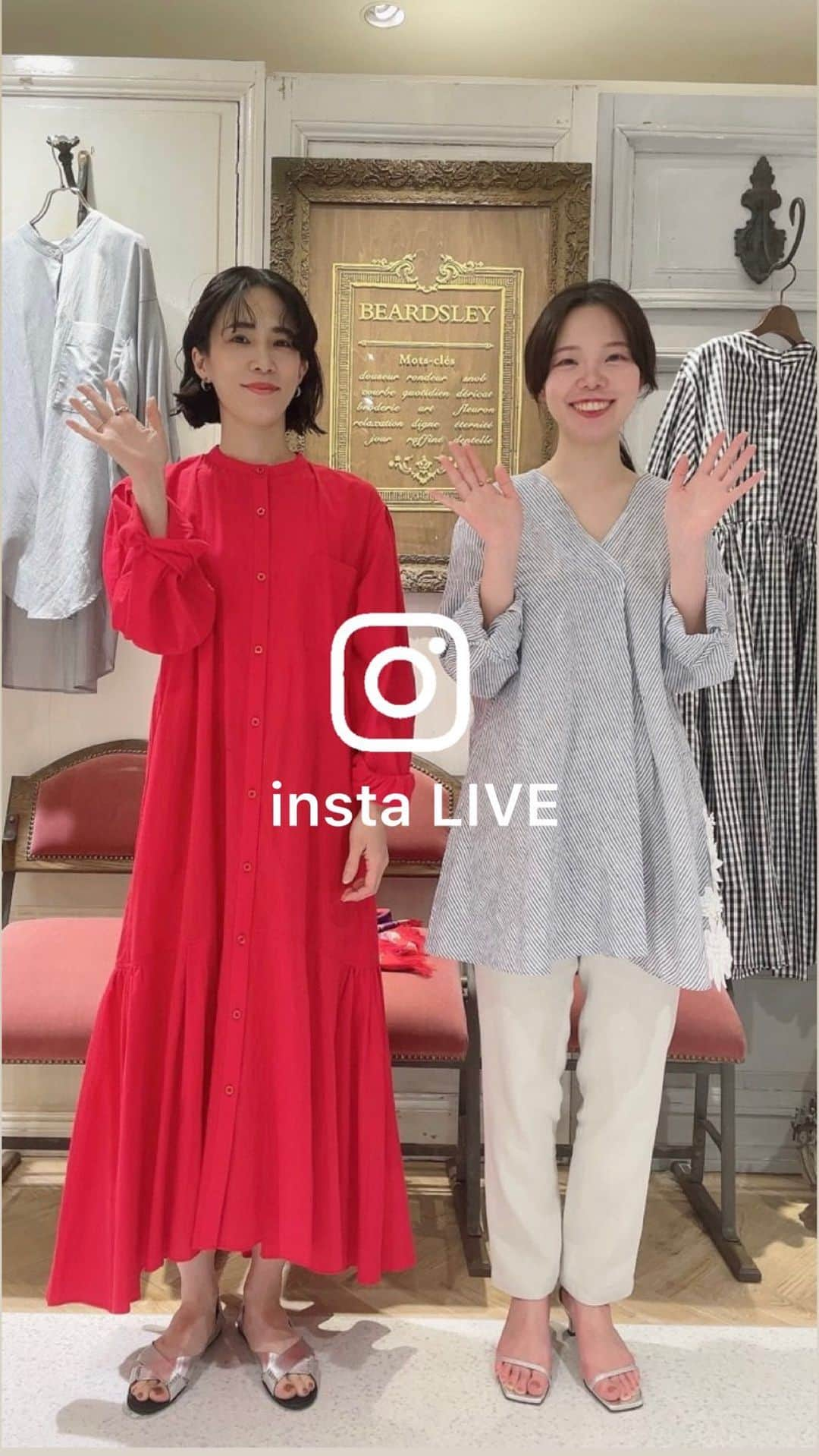 BEARDSLEY offcial instagramのインスタグラム：「店頭入荷している新作のご紹介です！  @hamamo_ba  @ks_gm_ba   ①サイドレースリネンブラウ¥24,200 　麻スリムタックパンツ¥26,400  ②シャドーストライプシャツワンピ¥23,100  ③前結びリネンチュニック ¥25,300 　麻スリムタックパンツ着回し  #ビアズリー#beardsley#阪神#梅田#阪神梅田本店#梅田阪神 #梅田阪神百貨店 #大阪梅田 #東梅田 #beardsley_recommend#リネンブラウス#レースブラウス#ストライプ#美脚パンツ#ワンピース#ワンピースコーデ#羽織#チュニック#チュニックコーデ#30代コーディネート#40代コーディネート#着回し#大人女子コーデ#キレイめカジュアル」