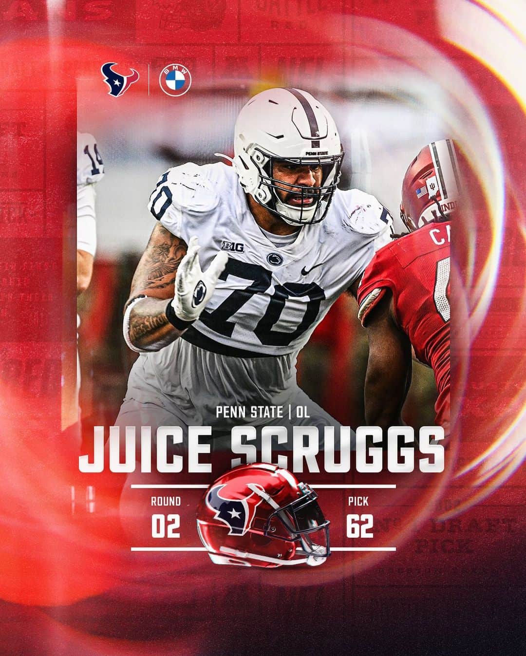 のインスタグラム：「Adding some Juice to the offensive line 🧃」