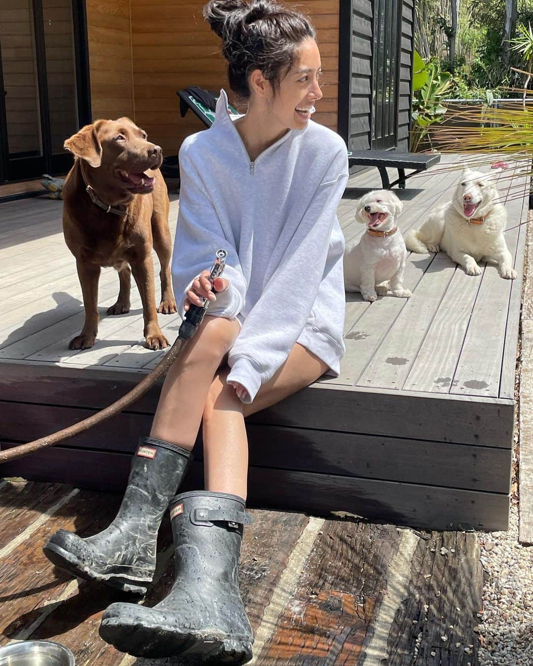 森泉さんのインスタグラム写真 - (森泉Instagram)「Hot today and I’m liken it ☀️」4月29日 11時03分 - izumi.mori