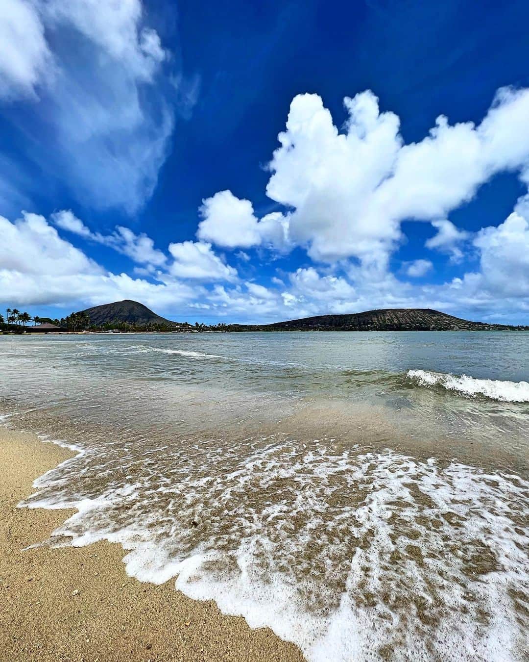 shihoさんのインスタグラム写真 - (shihoInstagram)「🤎🌊🤎🌊🤎 ・ ここは正面に ココクレーターとココヘッドが 一望出来る絶景すぽっと。 ・ 海の色が、、、、な感じだけれど、 上から見るととても美しい色をしているの。 ・ あまり人もいない穏やかなビーチで 浮き輪でぷかぷか絶景を堪能♡ ・ この日は太陽の周りに虹が現れる　 〝ハロ” という貴重な現象も見られ、 ハロは天気下り坂のサイン となってしまうけれど、、 絶景に加え貴重な景色も見られた1日♡ ・ #hawaii#islandofoahu#oahu#ハワイ#trip #オアフ島#travel#loco_hawaii#travel_jp #funtorip#タビジョ#旅MUSE#genic_travel #genic_mag#たびねす#旅行#genic_hawaii #kokocrater#kokohead#beach#oahuhawaii  #tabijomap_hawaii#lealeahawaii#2023」4月29日 11時51分 - shiho.ga8