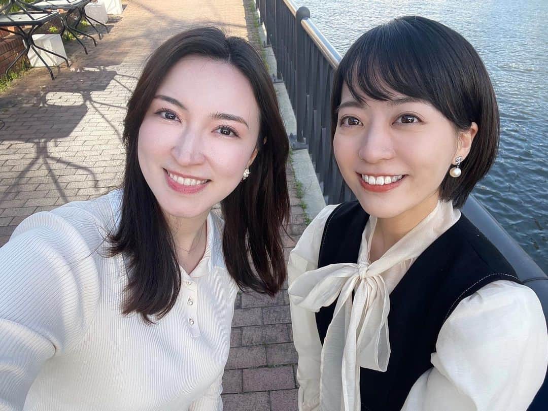 ウーデンジェニファー里沙のインスタグラム：「* 大好きな同期が関西に🌼  新卒３年間を一緒に過ごした竹本多佳良ちゃんです👭  大阪出身のほんとーーうに面白い友達で、 一緒にいるとずっと笑っている気がします🤣 楽しかったなぁ…  今日からゴールデンウィークですね！ 素敵な連休をお過ごしください😊  .  .  .  .  .  .  .  #ゴールデンウィーク #ゴールデンウィークの過ごし方 #gw #休日 #大阪 #関西 #テレビ大阪 #アナウンサー #ウーデンジェニファー里沙」