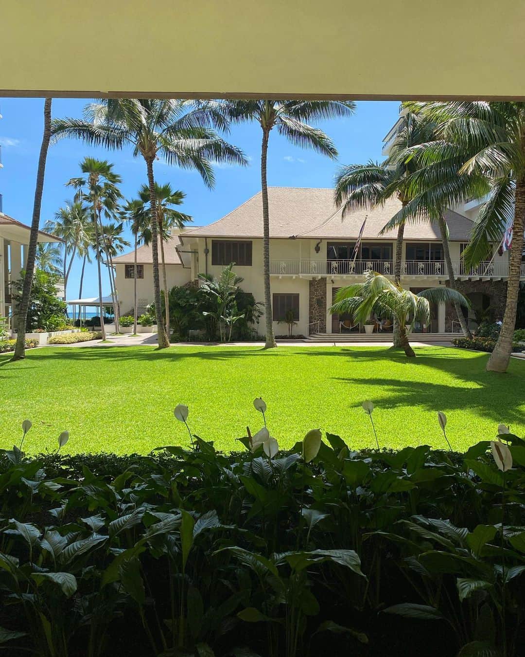 工藤まやさんのインスタグラム写真 - (工藤まやInstagram)「やっぱりここの空気は気持ちいいですね。写真3、4枚目はハレクラニ土産に。 皆様良い週末を。 Aloha Friday🌈  #ハワイ #hawaii #halekulani」4月29日 12時08分 - mayahawaii325