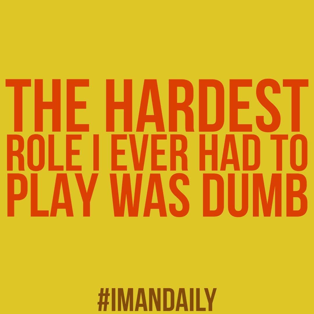 イマン・アブドゥルマジドのインスタグラム：「#imandaily @biggsburke」