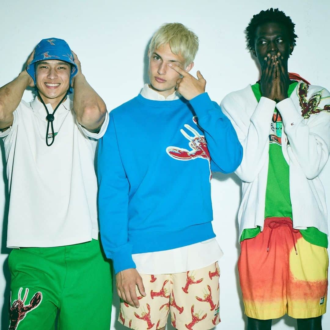 Tommy Hilfigerのインスタグラム：「#TommyHilfigerXAndyWarhol delivers refreshed summer silhouettes in bold color-pops and playful prints. Tap to shop. #WarholdFoundation  ©/®/TM The Andy Warhol Foundation for the Visual Arts, Inc. Used with permission of @warholfoundation.」