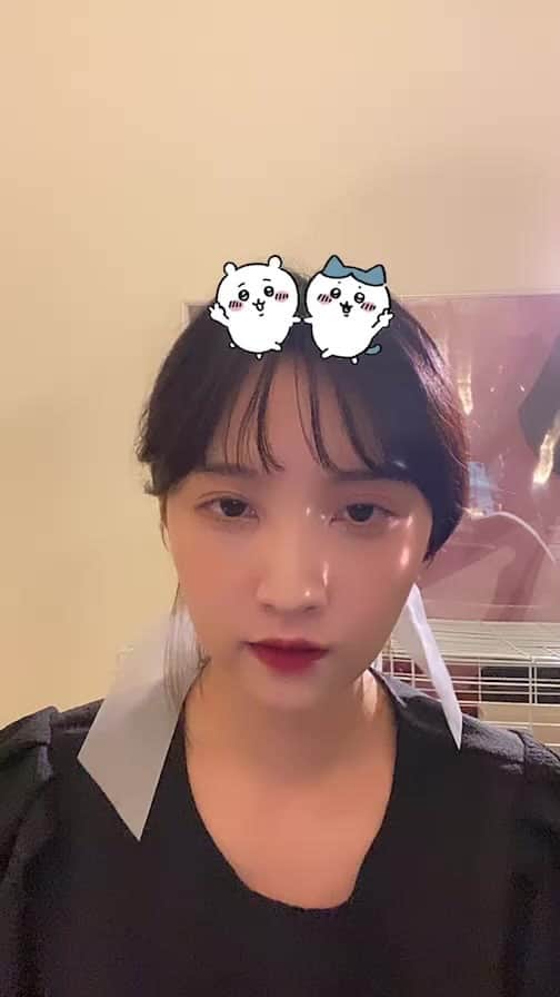 津島衣里のインスタグラム：「ちょっとだけのこすよん🩷」
