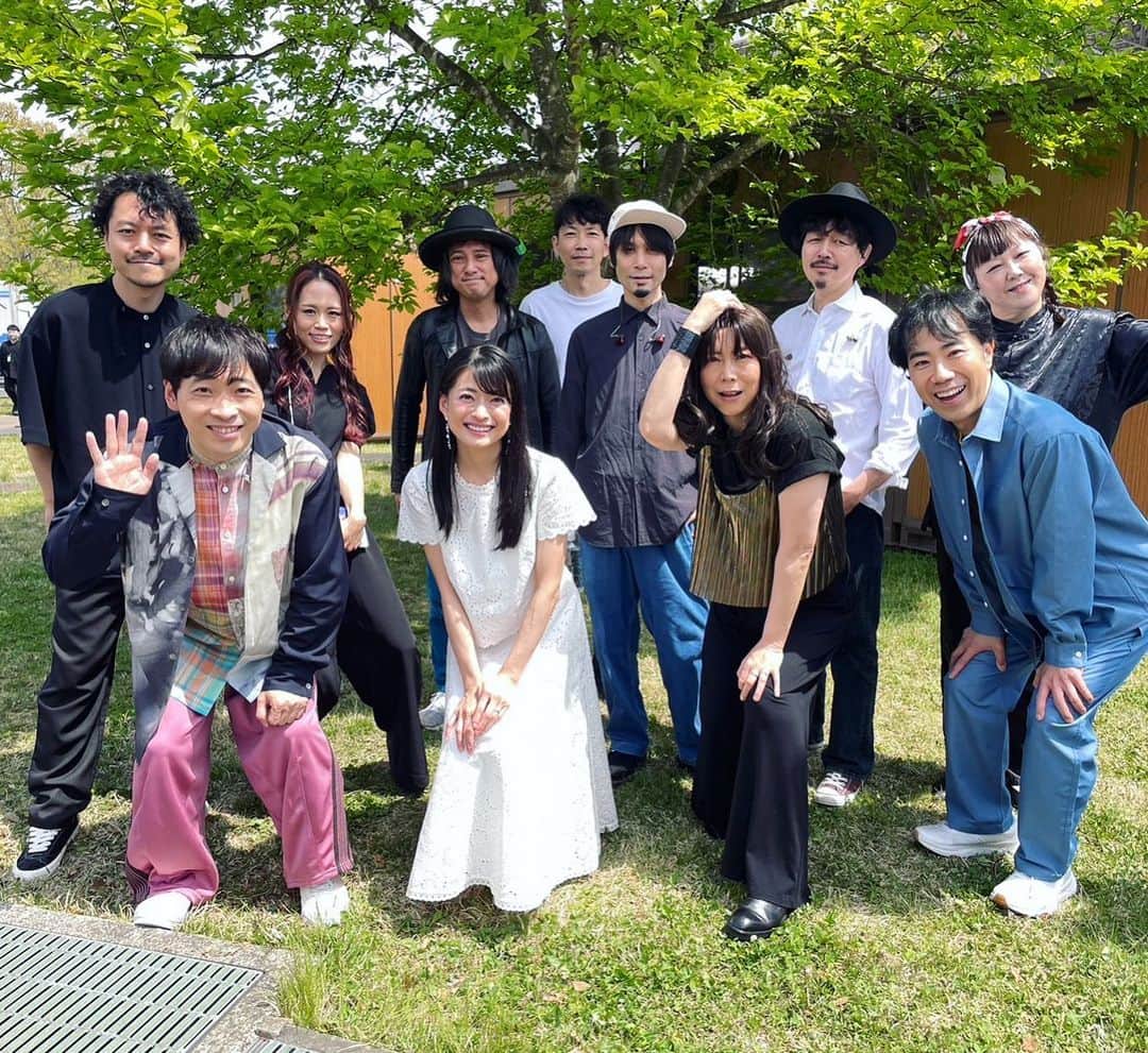堂島孝平のインスタグラム：「堂島孝平× SLENDERIE RECORD presents「また帰ってきた！春のヒットスタジオ」でした！楽しかった！ありがとうございましたー！！ #ARABAKI」