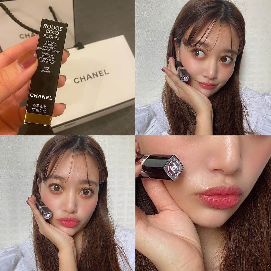 安斉奈緒美さんのインスタグラム写真 - (安斉奈緒美Instagram)「今かなりお気に入りのlipです💄  CHANEL ROUGE COCO BLOOM122 コーラルピンクなんだけどオレンジもちょっと混ざった感じで落ち着きもある色😊顔が明るくヘルシーな印象になるよ😘  艶っぽくもありしっとりめでもあり着け心地も絶妙すぎてほんっとにおすすめ🥹💓  #ROUGECOCOBLOOM #CHANELLIP #chanelcosmetics  #コスメレビュー #デパコスリップ #ヨガインストラクターの日常」4月29日 18時02分 - naomiyogachan