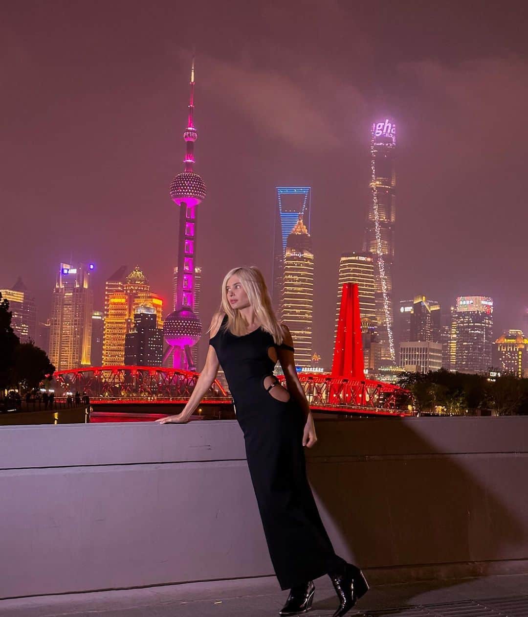 Xenia Adontsさんのインスタグラム写真 - (Xenia AdontsInstagram)「Thank you Shanghai!!!! I love you! Disco Shanghai! Until very very soon!!!!!! 💘💘💘 thank you @gucci 💘💘💘」4月30日 0時23分 - xeniaadonts