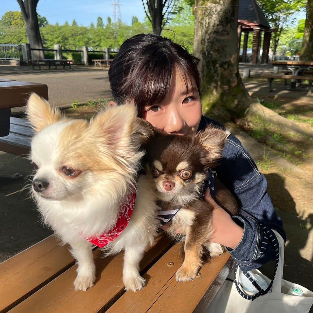 岩渕麗楽のインスタグラム：「公園散歩🚶‍♀️📸  #GoPro #goprohero11black」