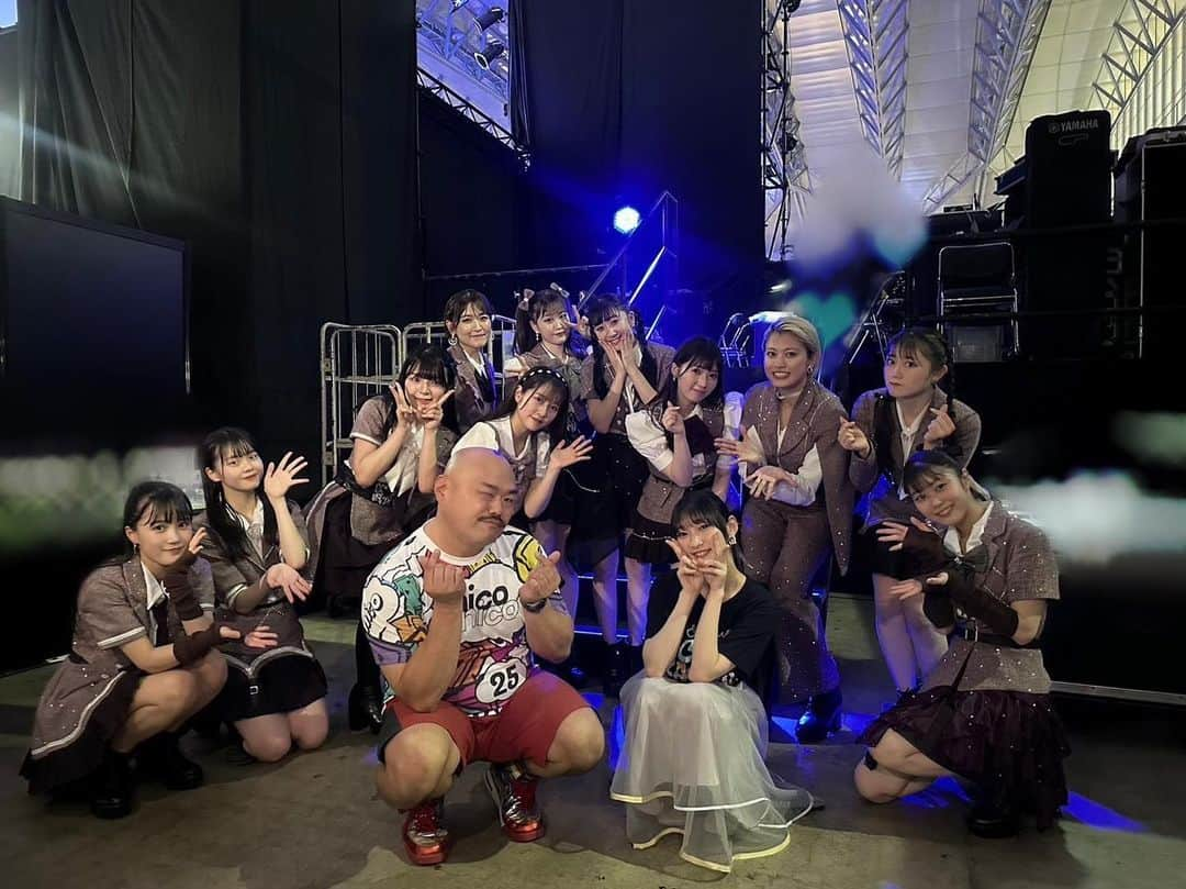 つばきファクトリーさんのインスタグラム写真 - (つばきファクトリーInstagram)「#超アイドル祭2023  幕張メッセありがとうございますー  声出したのしかったです(´˘`＊)  #つばきファクトリー #豫風瑠乃 #いぇーい #(^-^)V」4月29日 20時10分 - tsubakifactory_official