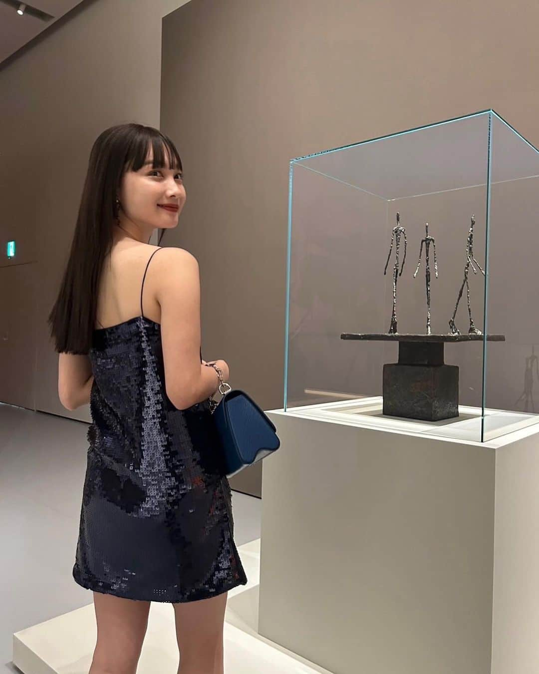 新野尾七奈さんのインスタグラム写真 - (新野尾七奈Instagram)「#louisvuitton #ルイヴィトン #ジャコメッティ展 #エスパスルイヴィトン大阪 #CollectionFLV #ellepromotion」4月29日 21時15分 - nanagirl7