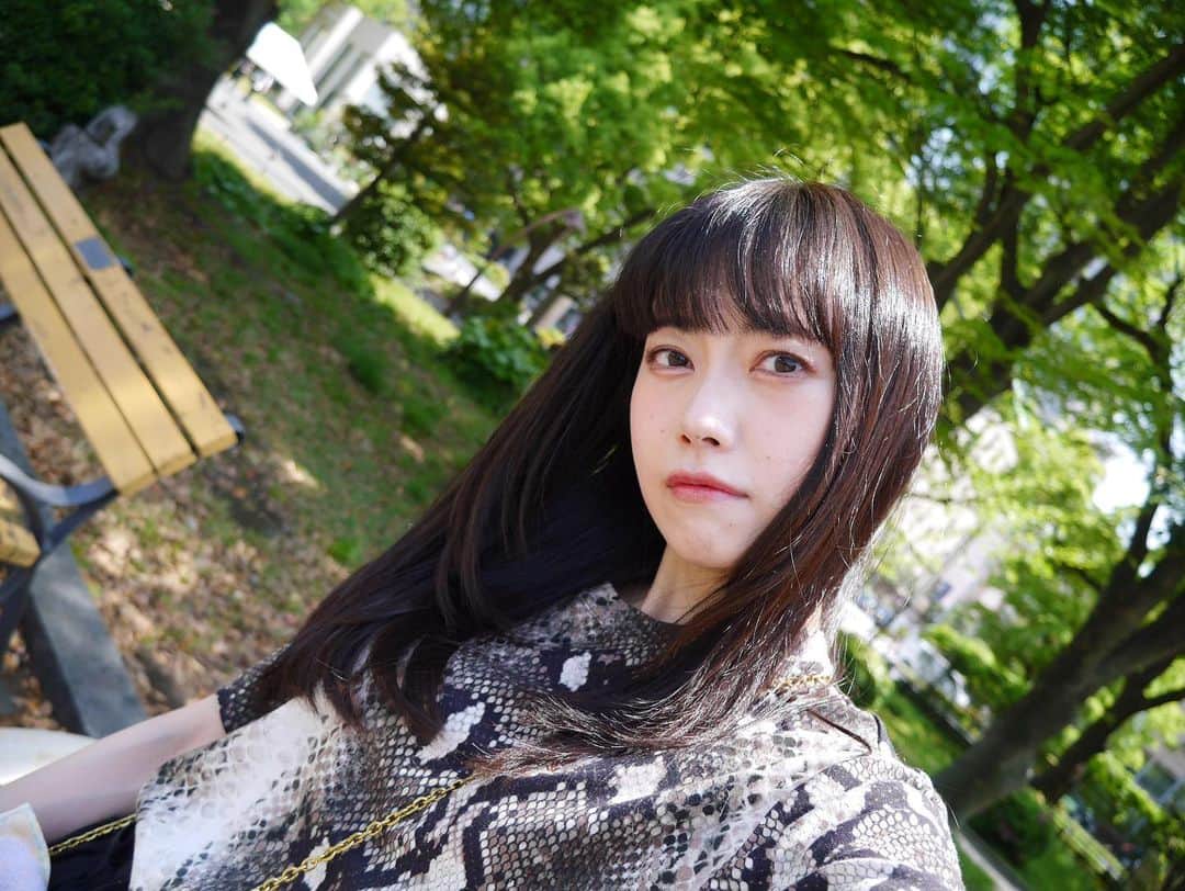 のインスタグラム：「. たまには普通の写真もあげとこ  #selfie」